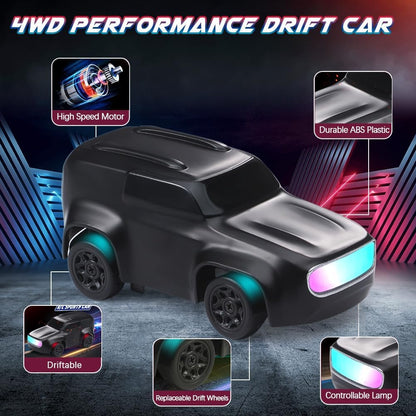 DeskDrift™ Pro – Mini RC Drift Car - Drift, Race & Dock 1:64