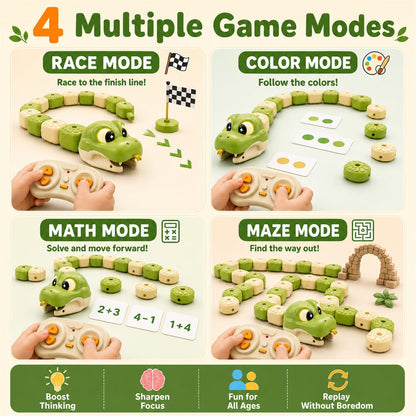 SnakeStrike™ – Interactive RC Snake | 2-Player & 4-Player Battle Set