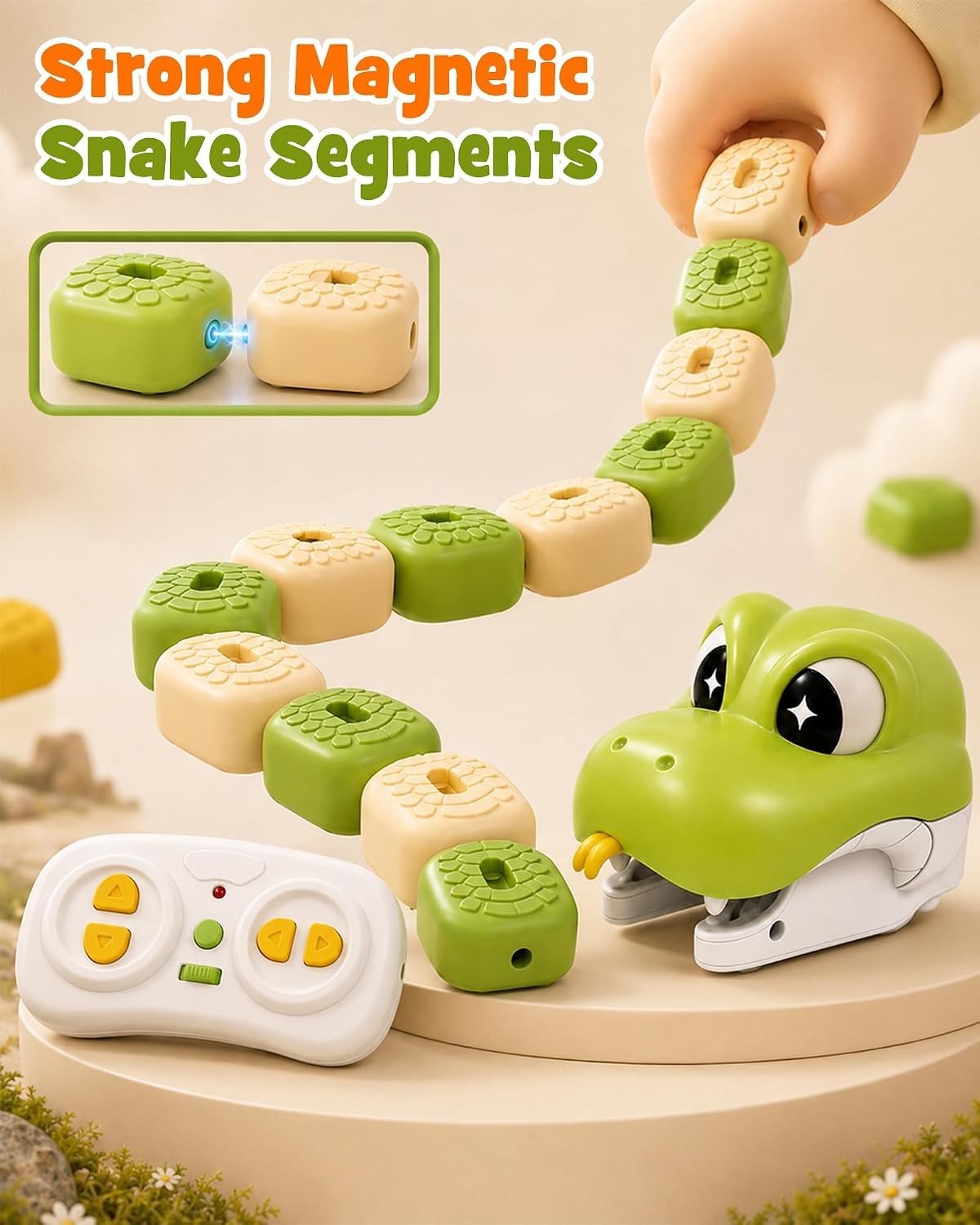 SnakeStrike™ – Interactive RC Snake | 2-Player & 4-Player Battle Set