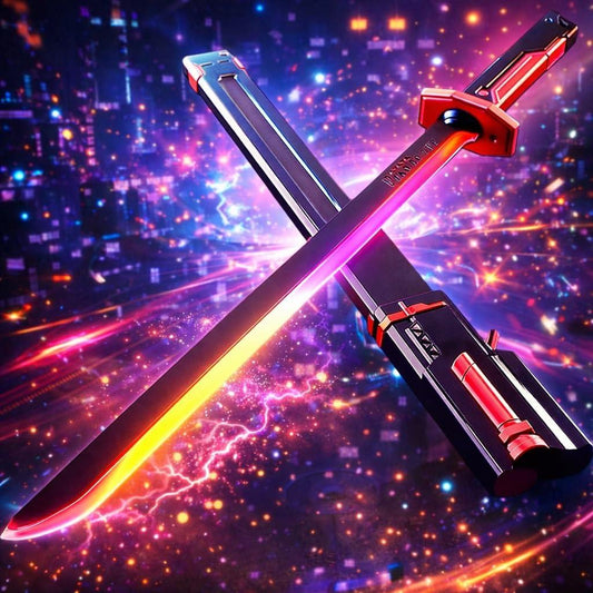 StrikeBlaze™ Rechargeable LED Sword with Smoke & Spark Effects