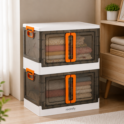 Roomify™ Premium Foldable Storage Organizer – 2,3 Layer Double Door