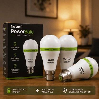 Nuivora PowerSafe™ Inverter Bulb - Protection Against Unexpected Power Cuts.