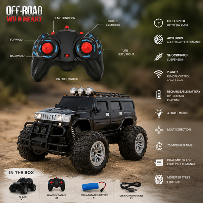 DriftBeast™ RC - Off road Rechargeable Remote Control Car