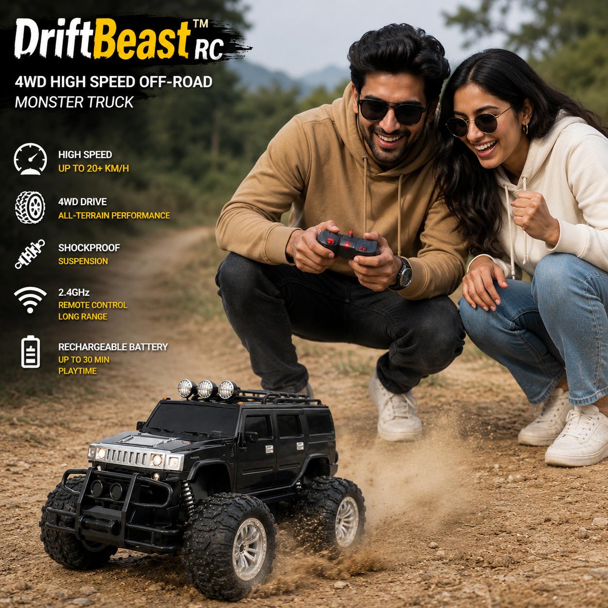 DriftBeast™ RC - Off road Rechargeable Remote Control Car