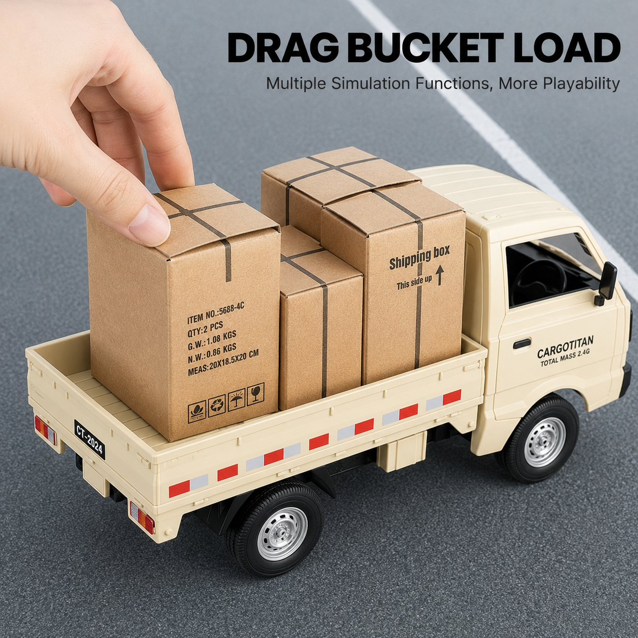 CargoTitan™ RC Truck - Load It. Drive It. Deliver It.