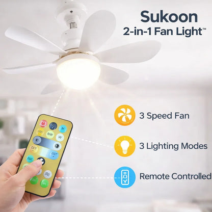Sukoon 2-in-1 Fan Light™