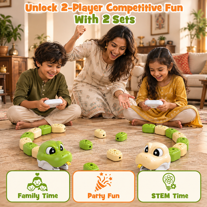 SnakeStrike™ – Interactive RC Snake | 2-Player & 4-Player Battle Set