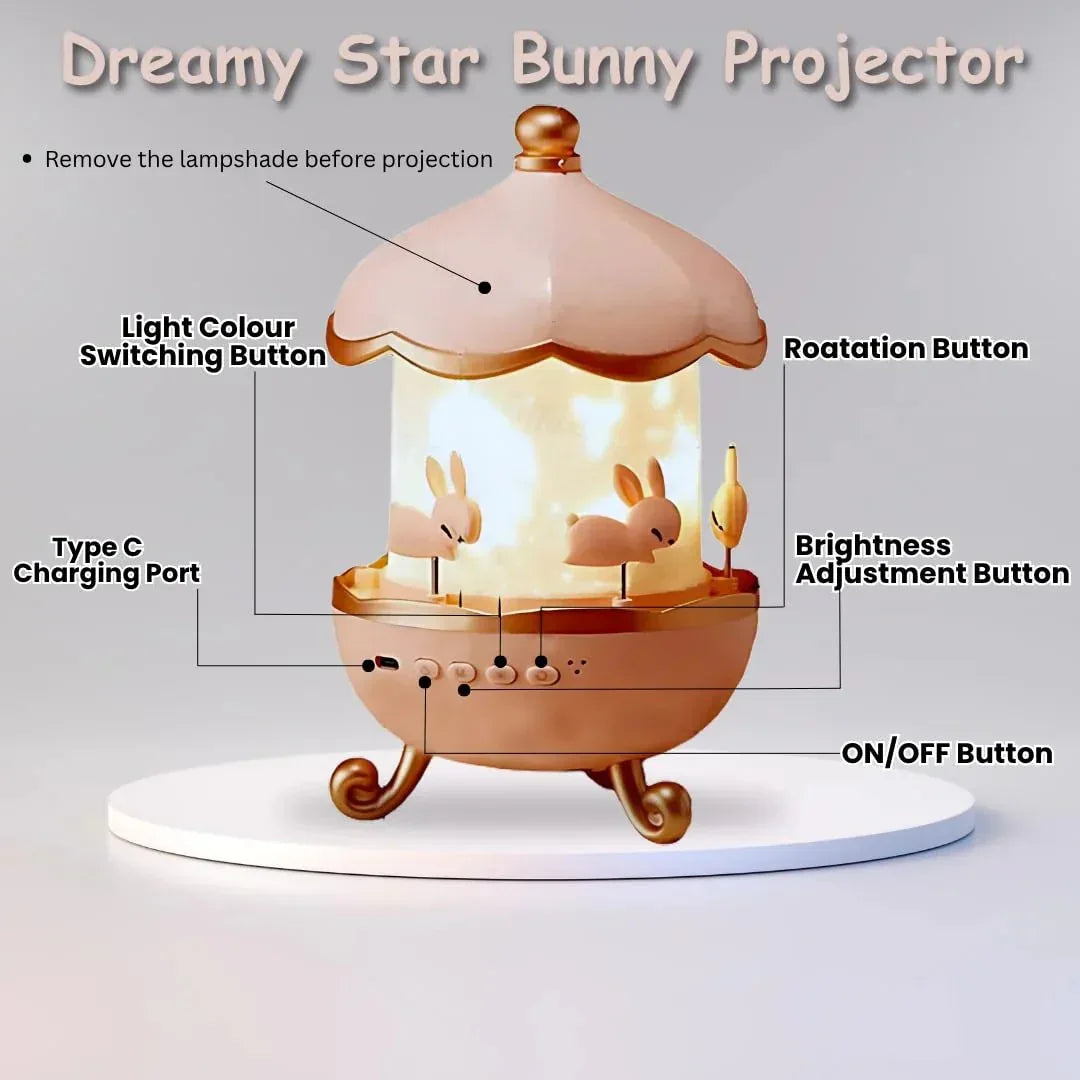 Kids Animal Night Light Projector